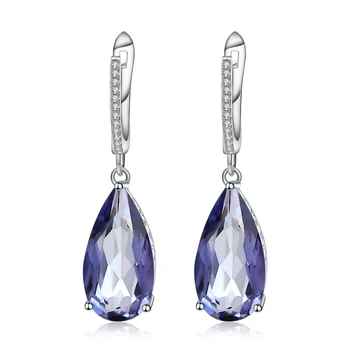 Gem's Ballet 15.78Ct Natural Iolite Blue Mystic Quartz Gemstone 925 Sterling Silver Drop Earrings For Women Wedding Fine Jewelry
Gem's Ballet 15.78Ct Natural Iolite Blue Mystic Quartz Gemstone 925 Sterling Silver Drop Earrings For Women Wedding Fine Jewelry