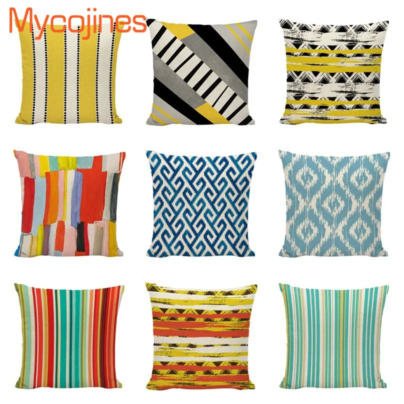 45*45cm Nordic scandinavian Cushion cover Decoration Pillow covers Colorful Geometric Throw pillows Yellow Sofa Home Pillowcase
45*45cm Nordic scandinavian Cushion cover Decoration Pillow covers Colorful Geometric Throw pillows Yellow Sofa Home Pillowcase