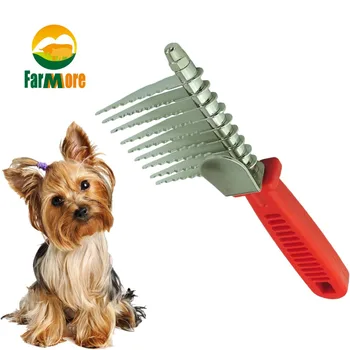 NEW Pet Dematting Tool Open Knot Comb Mat Comb Rake Grooming Tool for Long Matted Hair Dog Cat
NEW Pet Dematting Tool Open Knot Comb Mat Comb Rake Grooming Tool for Long Matted Hair Dog Cat
