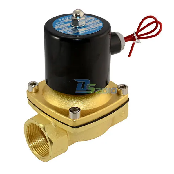 2 way Solenoid Valve NPT1.25" DC 24V Direct Air WOG normal closed Brass Electric
2 way Solenoid Valve NPT1.25" DC 24V Direct Air WOG normal closed Brass Electric