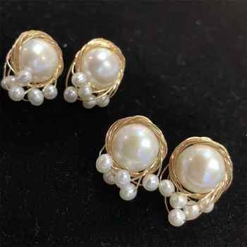 hand made fine jewelry factory wholesale fashionable 14k gold wrap natural white pearl gemstone stud earring
hand made fine jewelry factory wholesale fashionable 14k gold wrap natural white pearl gemstone stud earring
