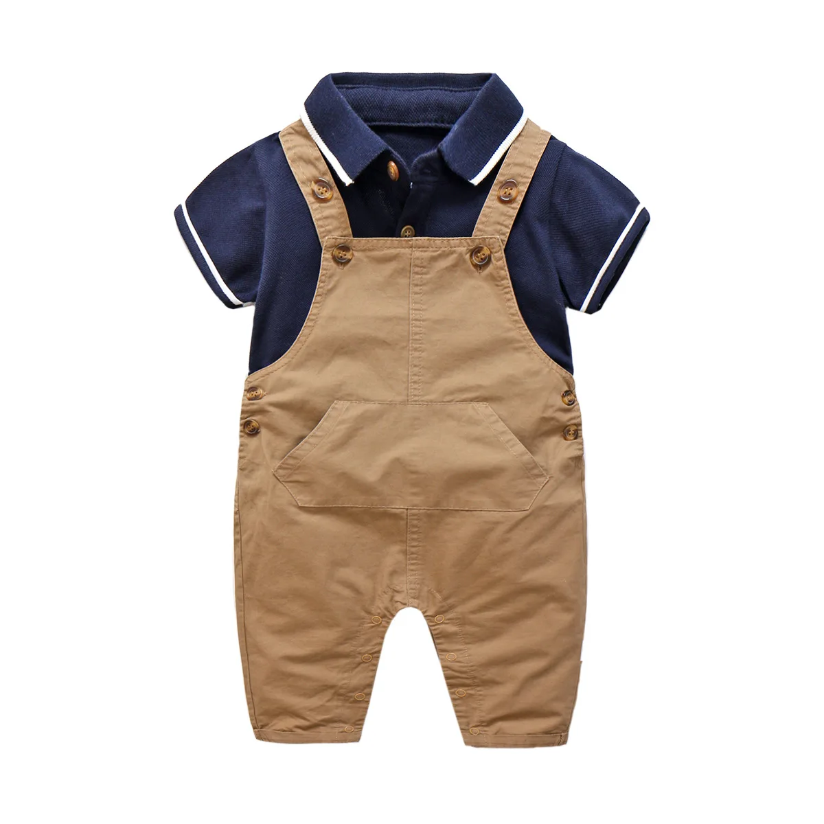 Baby Boys Summer Set Lapel Rompers +overalls, Toddler Handsome Gentleman Suspenders Trousers Set Outfit Baby Clothes 6-24M
Baby Boys Summer Set Lapel Rompers +overalls, Toddler Handsome Gentleman Suspenders Trousers Set Outfit Baby Clothes 6-24M
