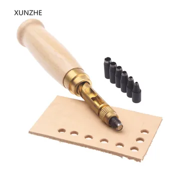 1Set automatic belt punch leather craft accessories replaceable long mute Rotary punching perforator And 6 pcs 1.5-4mm Turn head
1Set automatic belt punch leather craft accessories replaceable long mute Rotary punching perforator And 6 pcs 1.5-4mm Turn head