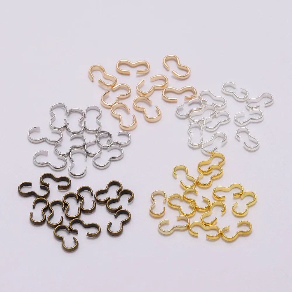 100pcs 4*8 mm Buckle Ends Fastener Clasp Connectors Links Brass Rope Connect Clasp Closed Rings For DIY Jewelry Finding Supplies
100pcs 4*8 mm Buckle Ends Fastener Clasp Connectors Links Brass Rope Connect Clasp Closed Rings For DIY Jewelry Finding Supplies