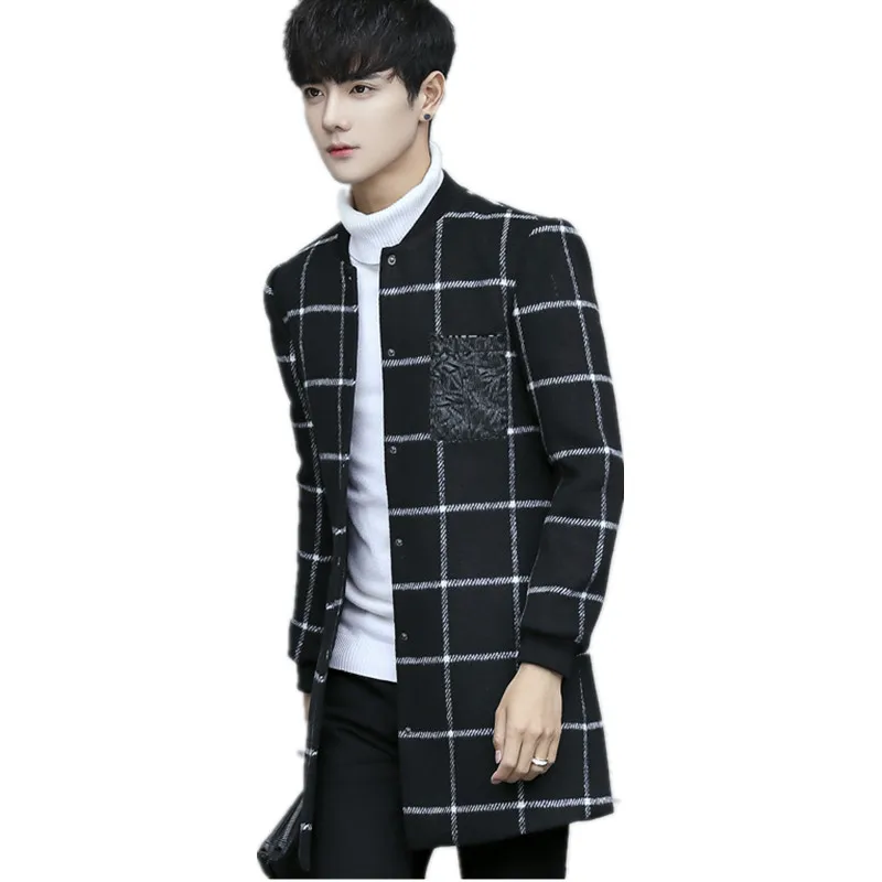 Mens Clothing Plaid Men Woolen Coat Plaid Men Trench Coats & Jackets Matching Clothes Slim Casual Fashion Male Outerwear & Coats
Mens Clothing Plaid Men Woolen Coat Plaid Men Trench Coats & Jackets Matching Clothes Slim Casual Fashion Male Outerwear & Coats
