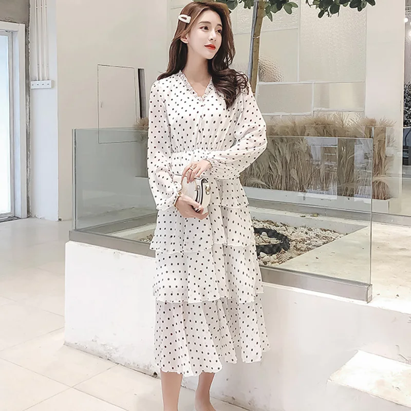2 Colors Fashion Spring summer New Women Long Sleeved Dress Retro Collar Casual Slim Dresses Floral Printing Chiffon dress
2 Colors Fashion Spring summer New Women Long Sleeved Dress Retro Collar Casual Slim Dresses Floral Printing Chiffon dress