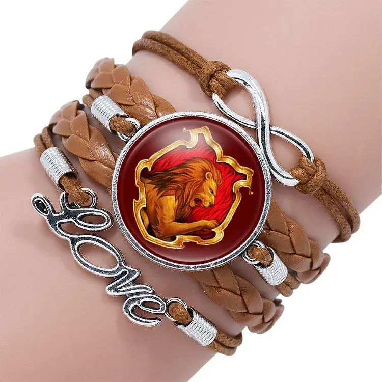 New HP gryffindor slytherin Hufflepuff Ravenclaw multiple layer leather bracelets hogwarts school bracelets drop shipping
New HP gryffindor slytherin Hufflepuff Ravenclaw multiple layer leather bracelets hogwarts school bracelets drop shipping