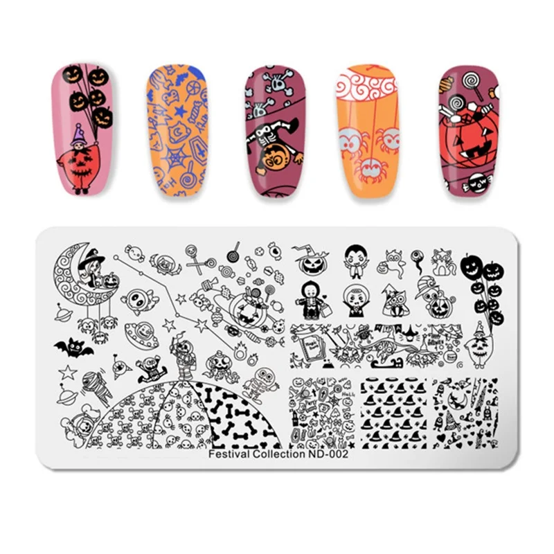 12x6cm NICOLE DIAR New 15 Designs Flower Halloween DIY Polish Stamping Nail Stamp Templates Nail Art Plates Manicure Tools
12x6cm NICOLE DIAR New 15 Designs Flower Halloween DIY Polish Stamping Nail Stamp Templates Nail Art Plates Manicure Tools