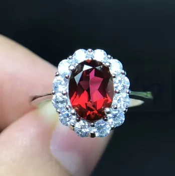 Per jewelry Natural real garnet ring 925 sterling silver Free shipping Fine jewelry 1.5ct gemstone Women rings F8070116
Per jewelry Natural real garnet ring 925 sterling silver Free shipping Fine jewelry 1.5ct gemstone Women rings F8070116