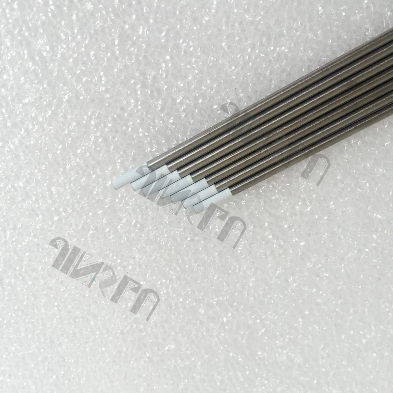 Free Shipping Tig Tungsten Electrode WZr8 White Head 0.8% Zirconiated 3/32" 2.4*150mm 10PCS
Free Shipping Tig Tungsten Electrode WZr8 White Head 0.8% Zirconiated 3/32" 2.4*150mm 10PCS