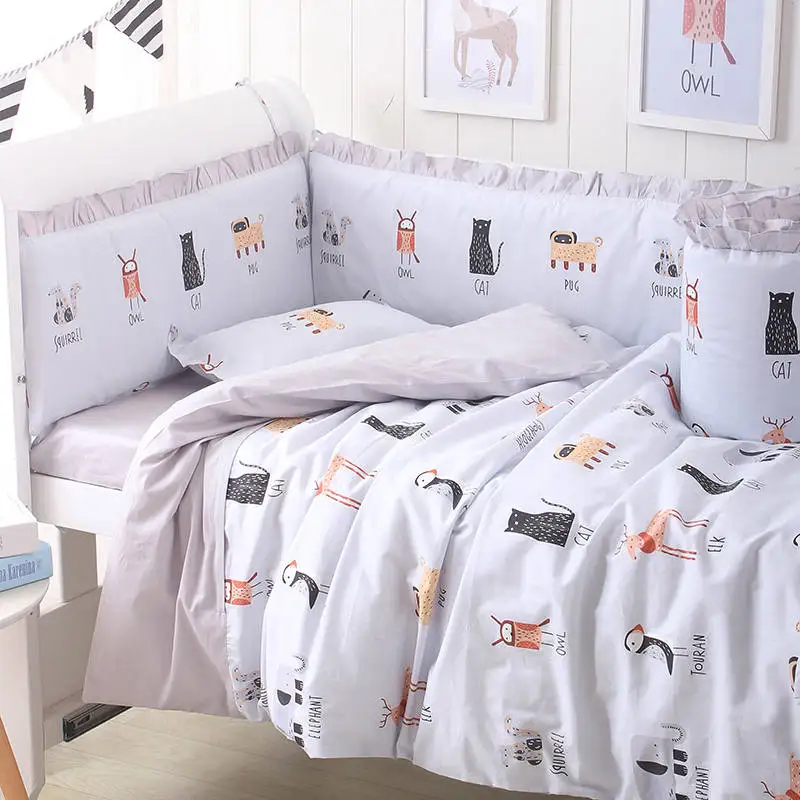 Baby Bedding Set Cotton Bed Linen For Baby Cartoon Bumper Protecor Newborns Crib Bedding Set Kids Breathable Cot Bumper 4pcs/set
Baby Bedding Set Cotton Bed Linen For Baby Cartoon Bumper Protecor Newborns Crib Bedding Set Kids Breathable Cot Bumper 4pcs/set