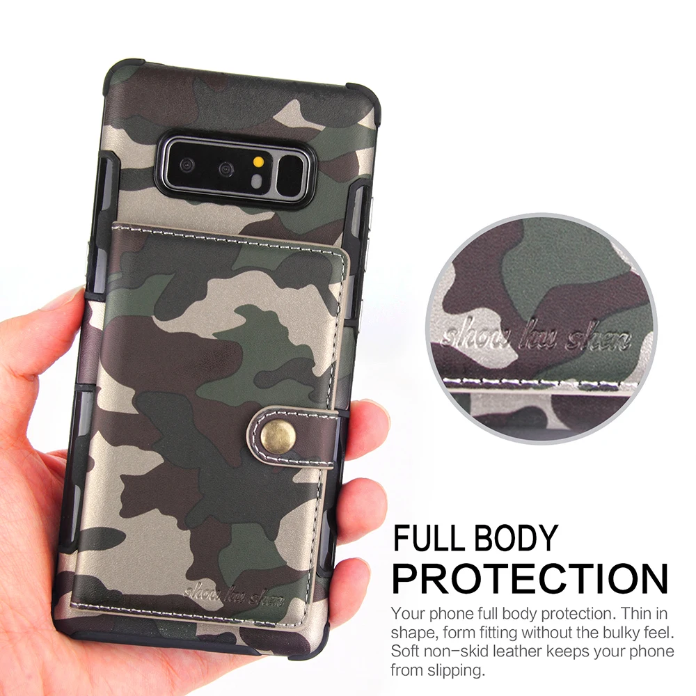 Army Camoflage Luxury Case For Samsung Galaxy Note 9 Note 8 S10e PU Leather Coque Cover For Samsung Galaxy S9 S8 S10 plus Cases
Army Camoflage Luxury Case For Samsung Galaxy Note 9 Note 8 S10e PU Leather Coque Cover For Samsung Galaxy S9 S8 S10 plus Cases