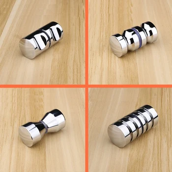 2Pcs/Lot Chrome Solid Aluminum 4-12mm Glass Door Knob Pull Handle Shower Box
2Pcs/Lot Chrome Solid Aluminum 4-12mm Glass Door Knob Pull Handle Shower Box