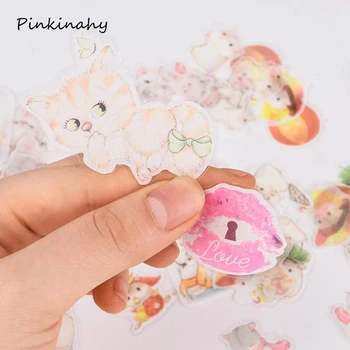 8 bag/lot Cute Style Animal cat Mini Paper Sticker Decoration DIY Ablum Diary Scrapbooking Label Sticker Kawaii Stationery
8 bag/lot Cute Style Animal cat Mini Paper Sticker Decoration DIY Ablum Diary Scrapbooking Label Sticker Kawaii Stationery