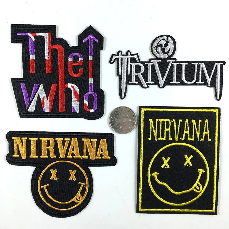 Embroidered patch rock band heavy metal band flag thermal stickers badge thermo-adhesive clothing stickers
Embroidered patch rock band heavy metal band flag thermal stickers badge thermo-adhesive clothing stickers