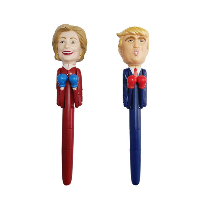 Party Funny Trump Hillary Pen Funny Boxing Release Stress Toy Real Voices for Kids Birthday Surprising Gift Funny Toy Suplies
Party Funny Trump Hillary Pen Funny Boxing Release Stress Toy Real Voices for Kids Birthday Surprising Gift Funny Toy Suplies