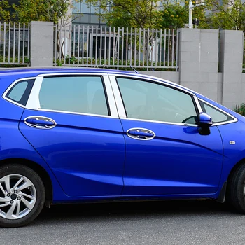 Car styling stainless steel window pillar trim car sticker for Honda FIT 2014-2018 car accessories
Car styling stainless steel window pillar trim car sticker for Honda FIT 2014-2018 car accessories