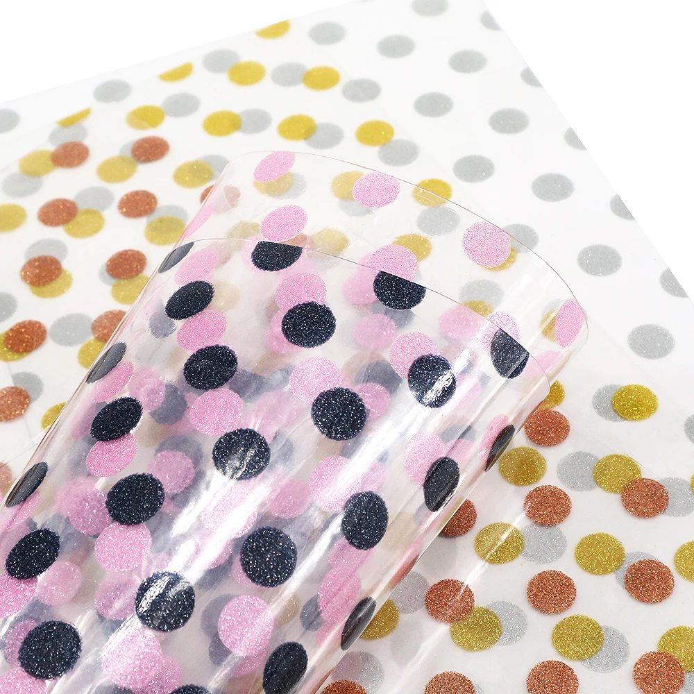 David accessories 20*34cm or 30*140cm Dots Glitter Transparent Clear Faux Synthetic Leather,DIY Decorative HairBow Bags,1Yc3953
David accessories 20*34cm or 30*140cm Dots Glitter Transparent Clear Faux Synthetic Leather,DIY Decorative HairBow Bags,1Yc3953