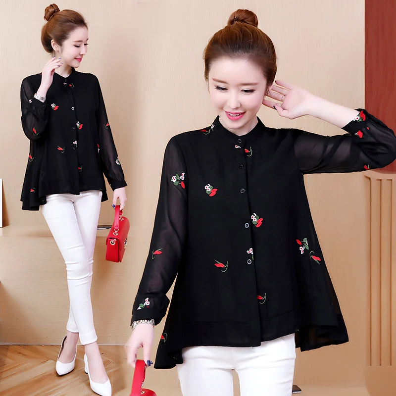YICIYA black plus size blouse 4xl 5xl 6XL women chiffon shirt long sleeve winter 2019 spring button top loose female clothes
YICIYA black plus size blouse 4xl 5xl 6XL women chiffon shirt long sleeve winter 2019 spring button top loose female clothes