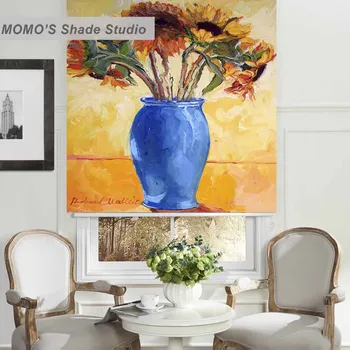 MOMO Thermal Insulated Blackout Fabric Custom Painting Window Curtains Roller Shades Blinds,PRB set543-547
MOMO Thermal Insulated Blackout Fabric Custom Painting Window Curtains Roller Shades Blinds,PRB set543-547