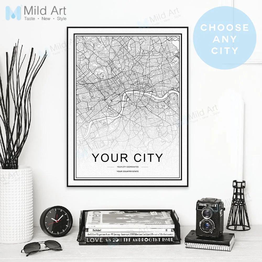 Nordic Style Custom World City Map Personalized Poster and Prints Scandinavian Wall Art Pictures Home Decor Canvas Painting Gift
Nordic Style Custom World City Map Personalized Poster and Prints Scandinavian Wall Art Pictures Home Decor Canvas Painting Gift