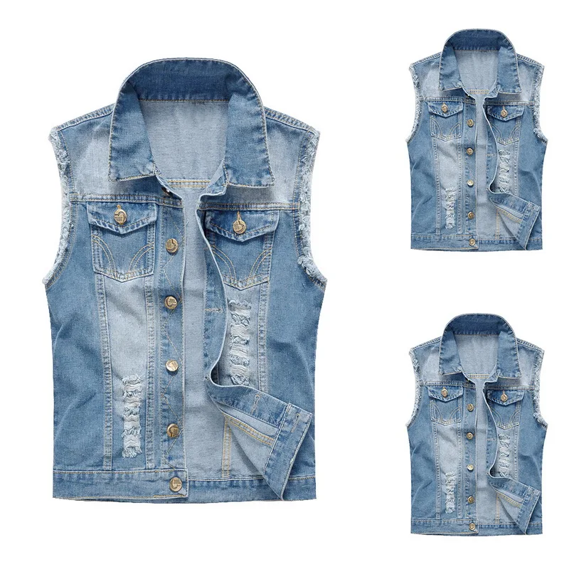 2019 Mens Sleeveless Jeans Jacket Men Oversize 6XL Blue Black Denim Jeans Vest Men Cowboy Denim Vest Mens Jeans Waistcoat
2019 Mens Sleeveless Jeans Jacket Men Oversize 6XL Blue Black Denim Jeans Vest Men Cowboy Denim Vest Mens Jeans Waistcoat