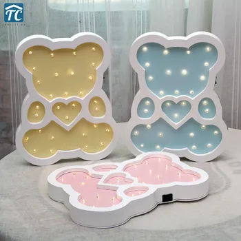 Cute Bear Night Light Children Room Decoration Cloud Star Cartoon Led Home Nordic Style Wooden Wall Lamp Enfant Kids Bedside
Cute Bear Night Light Children Room Decoration Cloud Star Cartoon Led Home Nordic Style Wooden Wall Lamp Enfant Kids Bedside