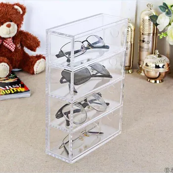 1pc Four Drawer Glasses Display Box Clear Acrylic Makeup Cosmetic Organizer Storage Box 17.2*7*26cm
1pc Four Drawer Glasses Display Box Clear Acrylic Makeup Cosmetic Organizer Storage Box 17.2*7*26cm