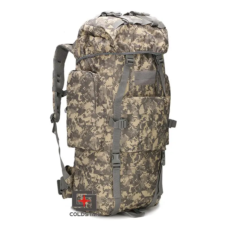 65L Large Capacity Packs Mens Outdoors Camping Tactical Travel Backpack Women Hiking Bag for Mountaineers Rain Cover Metal Frame
65L Large Capacity Packs Mens Outdoors Camping Tactical Travel Backpack Women Hiking Bag for Mountaineers Rain Cover Metal Frame