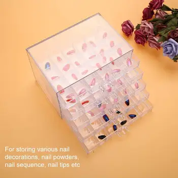 120 Grids Transparent Plastic Empty Storage Box Nail Art Rhinestone Tools Box Jewelry Beads Storage Display Rack
120 Grids Transparent Plastic Empty Storage Box Nail Art Rhinestone Tools Box Jewelry Beads Storage Display Rack