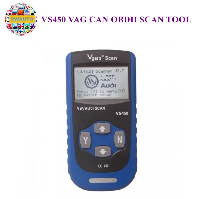 Инструмент для сканирования VS450 VAG CAN OBDII | Автомобили и мотоциклы