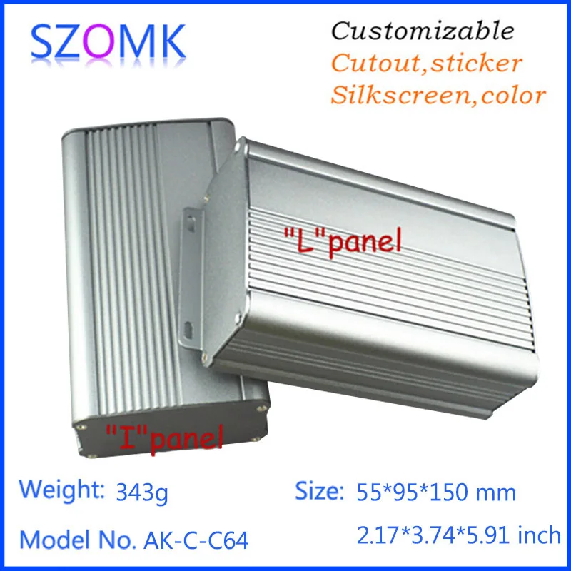 Metal enclosures electronics junction box instrument diy housing 55*95*150 mm aluminum profile extruded industrial project box
Metal enclosures electronics junction box instrument diy housing 55*95*150 mm aluminum profile extruded industrial project box