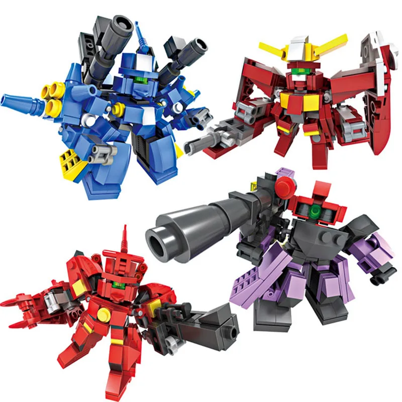 Action Figures Kids DIY Assembly combiners Toy Children Mini Buildingb Blocks Transformation Robot Combination Educational Gift
Action Figures Kids DIY Assembly combiners Toy Children Mini Buildingb Blocks Transformation Robot Combination Educational Gift