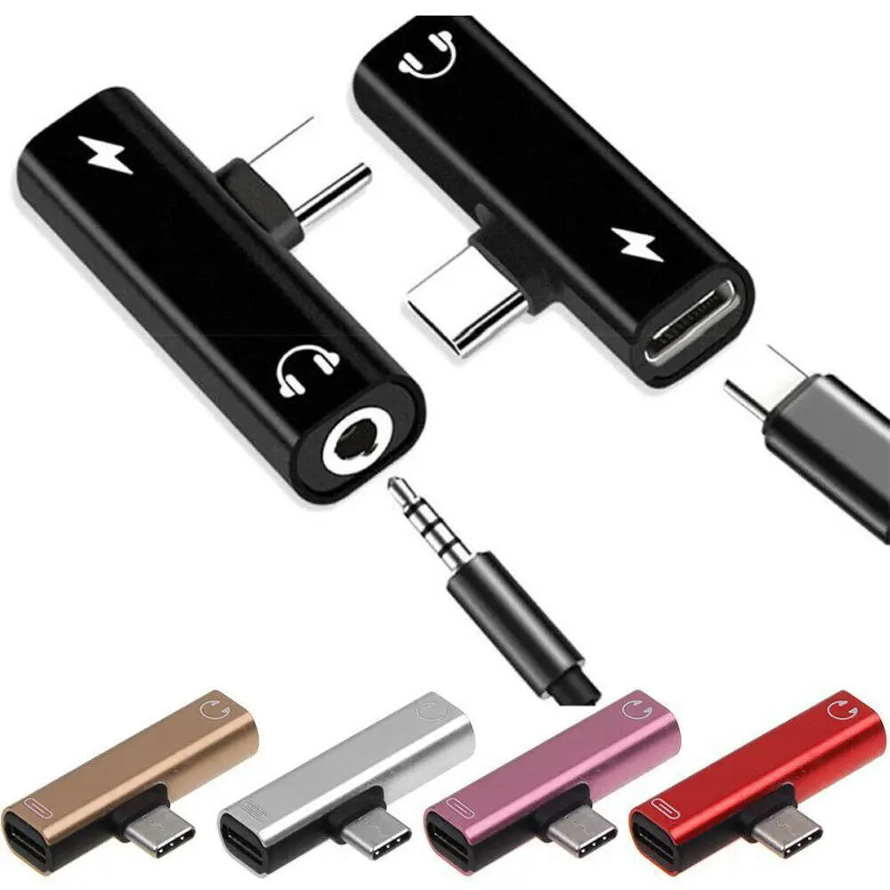 Type C to 3.5 mm and Charger 2 in1 Headphone AUX Audio Jack USB-C Cable Adapter For HTC Samsung
Type C to 3.5 mm and Charger 2 in1 Headphone AUX Audio Jack USB-C Cable Adapter For HTC Samsung