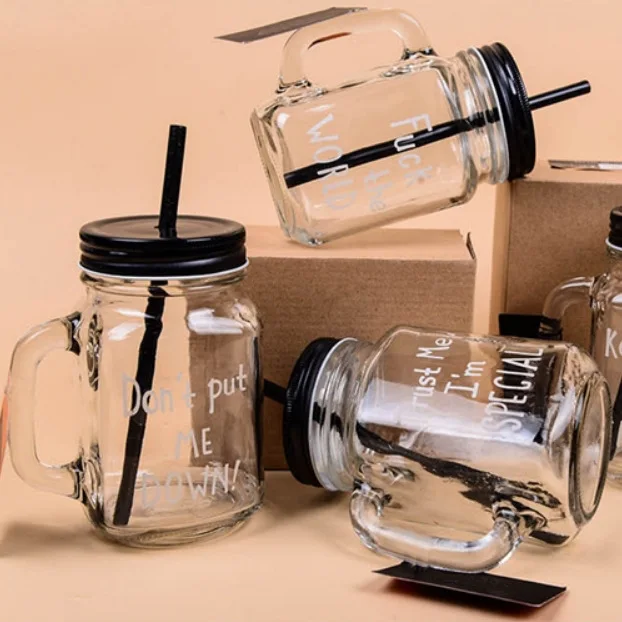 Abay 25 Various Optional Mason Cans for Fruit Cans, Cold Drinking Cups, Glass Water Cups With Covers, Milk Tea Cups With Pipets
Abay 25 Various Optional Mason Cans for Fruit Cans, Cold Drinking Cups, Glass Water Cups With Covers, Milk Tea Cups With Pipets