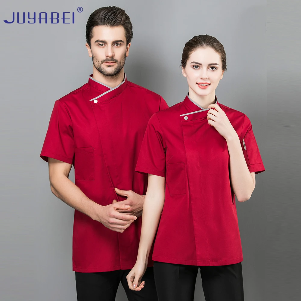 2019 Summer High Quality Chef Restaurant Unisex Neutral Chef Jacket Food Service Hotel Kitchen Cafe Summer Short Sleeve Workwear
2019 Summer High Quality Chef Restaurant Unisex Neutral Chef Jacket Food Service Hotel Kitchen Cafe Summer Short Sleeve Workwear