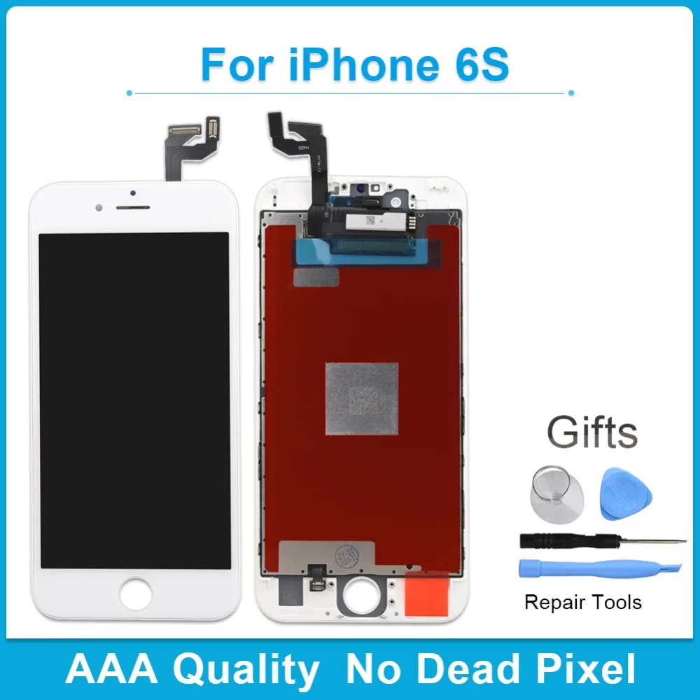 100% Grade AAA LCD For iphone 6 6 s Display Touch Screen Digitizer Replacement Full Assembly for iPhone 6 6S lcd With Tools Kit
100% Grade AAA LCD For iphone 6 6 s Display Touch Screen Digitizer Replacement Full Assembly for iPhone 6 6S lcd With Tools Kit