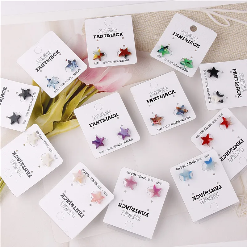 Fant&jack New Fashion Korean Vintage Resin Acrylic star Earrings Big Circle Ear Stud For Women Jewelry
Fant&jack New Fashion Korean Vintage Resin Acrylic star Earrings Big Circle Ear Stud For Women Jewelry