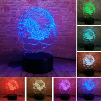 Amroe 3D Cartoon Lovely Unicorn Cloud LED 7 Color Gradient Night Light Bedroom Decor Child Friend Xmas Birthday New Years Gifts
Amroe 3D Cartoon Lovely Unicorn Cloud LED 7 Color Gradient Night Light Bedroom Decor Child Friend Xmas Birthday New Years Gifts