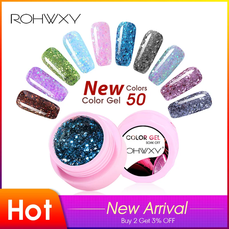 ROHWXY 1 Box Nail Gel Polish Manicure UV Soak Off Gel Lacquer For Nail Art Design 100 Colors Gel Varnish Need Top And Base Coat
ROHWXY 1 Box Nail Gel Polish Manicure UV Soak Off Gel Lacquer For Nail Art Design 100 Colors Gel Varnish Need Top And Base Coat