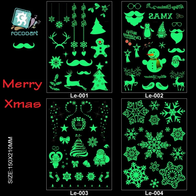 Rocooart Christmas Luminous Tattoo Snowman Taty For Kids Fake Tattoo Xmas Glowing in Dark Waterproof Temporary Tattoo Stickers
Rocooart Christmas Luminous Tattoo Snowman Taty For Kids Fake Tattoo Xmas Glowing in Dark Waterproof Temporary Tattoo Stickers