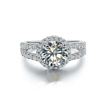 Luxury Quality Genuine 14K White Gold 585 Jewelry 2Ct Diamond Ring Wholesale Solid 14K Gold Wedding Jewelry for Her
Luxury Quality Genuine 14K White Gold 585 Jewelry 2Ct Diamond Ring Wholesale Solid 14K Gold Wedding Jewelry for Her