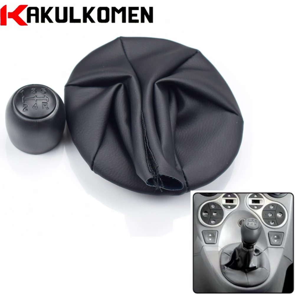 Soft Black Grey 5 Speed Gear Shift Knob With Leather Boot Cover Gaiter For Fiat Panda 2003-2012 500 500C
Soft Black Grey 5 Speed Gear Shift Knob With Leather Boot Cover Gaiter For Fiat Panda 2003-2012 500 500C