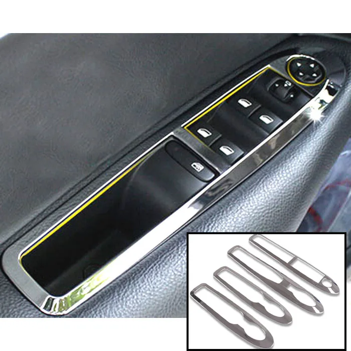 FIT FOR 2012 2013 2014 2015 SECOND GEN CITROEN C4 HATCH C4L SEDAN CHROME INTERIOR DOOR WINDOW SWITCH PANEL COVER STICKER BEZEL
FIT FOR 2012 2013 2014 2015 SECOND GEN CITROEN C4 HATCH C4L SEDAN CHROME INTERIOR DOOR WINDOW SWITCH PANEL COVER STICKER BEZEL