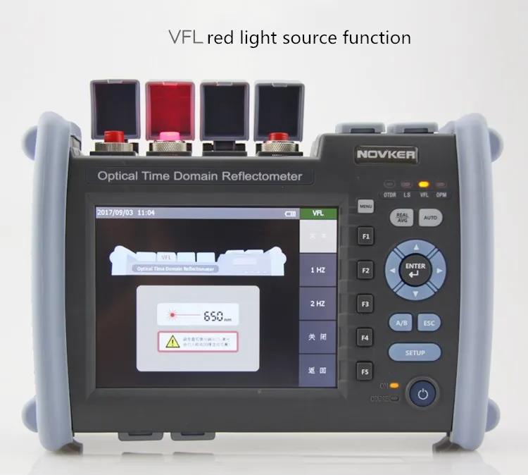 NK6000 OTDR Optical Fiber Breakpoint Detector with Built-in Visual Red Light for Locating Faults 6 NK6000 OTDR Optical Fiber Breakpoint Detector with Built-in Visual Red Light for Locating Faults 11