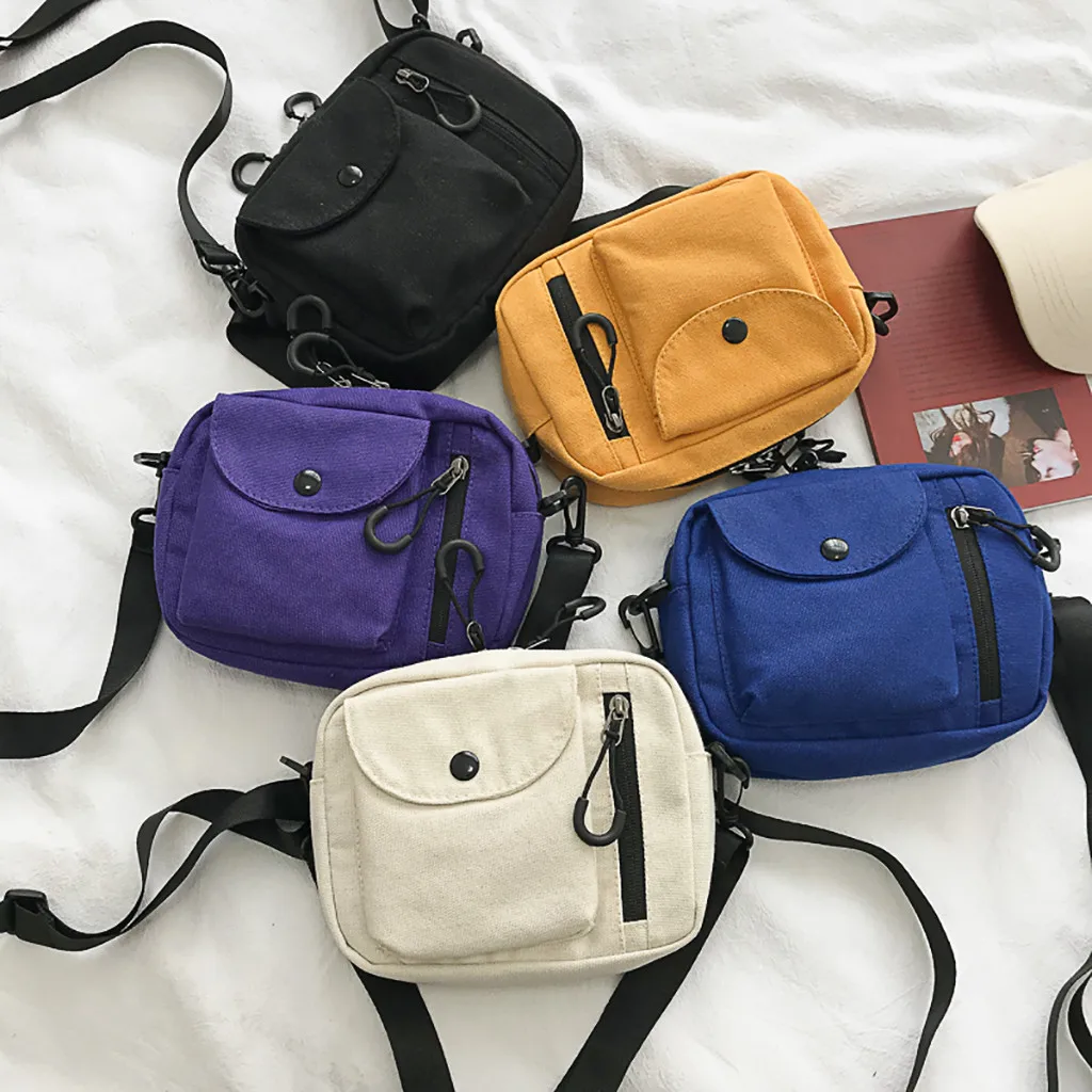 solid Canvas shoulder bag for teenager harajuku style Joker cute Messenger bag shoulder bag small square bag Unisex shoulder sac
solid Canvas shoulder bag for teenager harajuku style Joker cute Messenger bag shoulder bag small square bag Unisex shoulder sac