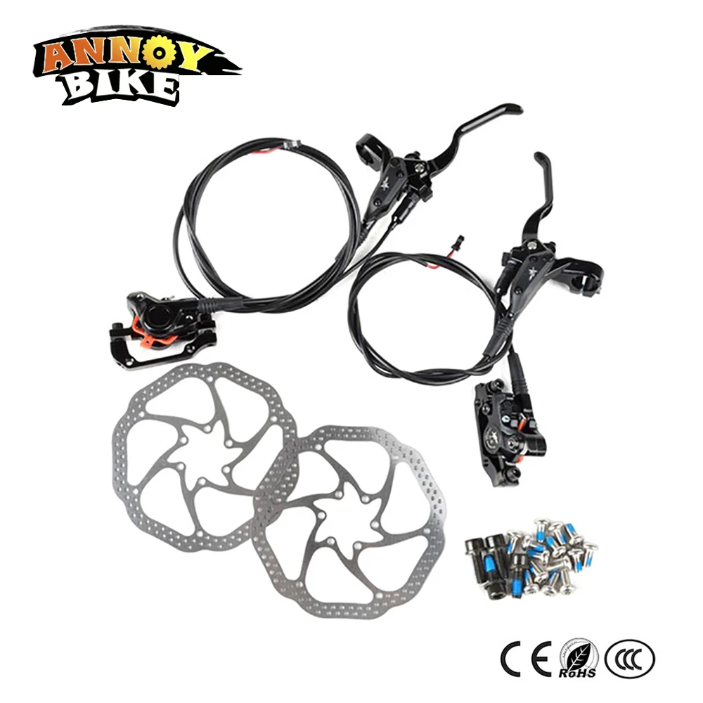 160MM Electric Bike Hydraulic Brake disc Set Front and Rear 160mm disc oil brake With Lever and Clip For MTB Road Bicycle
160MM Electric Bike Hydraulic Brake disc Set Front and Rear 160mm disc oil brake With Lever and Clip For MTB Road Bicycle