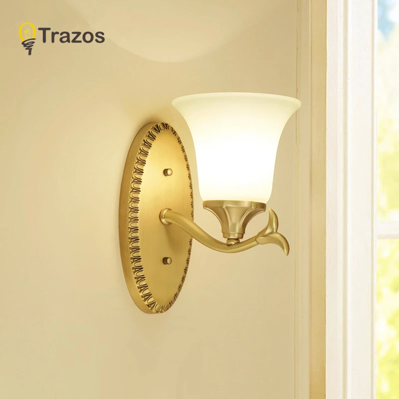 American-style copper wall lamp Golden Mirror Light Waterproof Bathroom Dresser Acrylic LED Lights Home Fixture Sconce Lighting
American-style copper wall lamp Golden Mirror Light Waterproof Bathroom Dresser Acrylic LED Lights Home Fixture Sconce Lighting