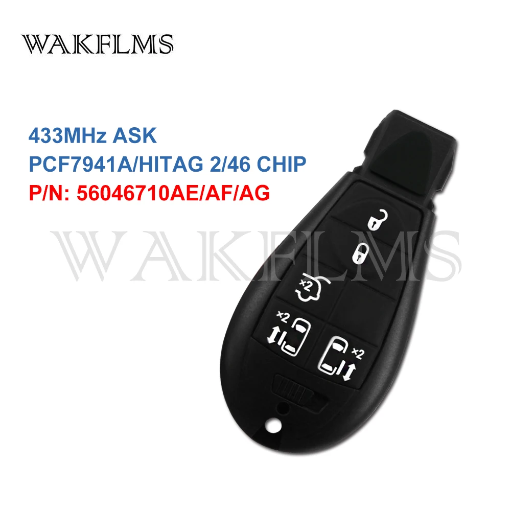 5 Buttons Fobik Remote Car Key Fob For Chrysler Grand Voyager With Electronic Sliding Doors 2009 2010 2011 2012 2013 56046710AE
5 Buttons Fobik Remote Car Key Fob For Chrysler Grand Voyager With Electronic Sliding Doors 2009 2010 2011 2012 2013 56046710AE