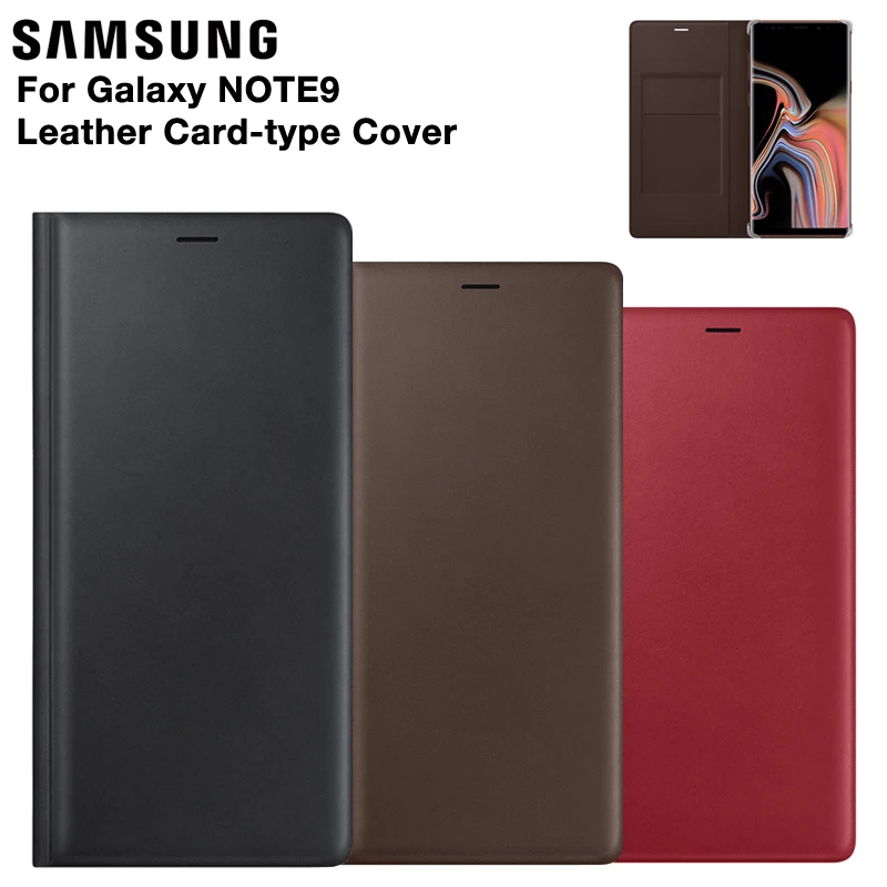 Samsung Original Leather Cover Protection Cover Phone Case For Samsung Galaxy Note9 Note 9 SM-N9600 Sleep Function Card Pocket
Samsung Original Leather Cover Protection Cover Phone Case For Samsung Galaxy Note9 Note 9 SM-N9600 Sleep Function Card Pocket